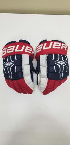 Red/Navy Blue New Senior Bauer Nexus 800 Gloves 13"