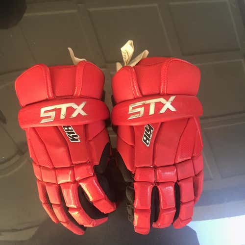 Red Used STX K18 Gloves 13"