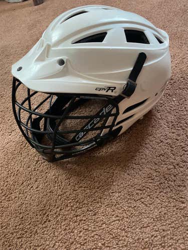 White Youth Player's Cascade CPV-R Helmet