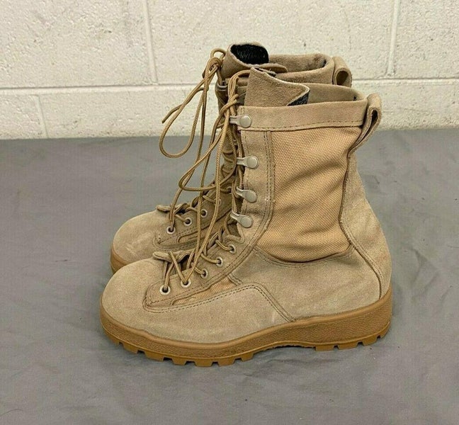 McRae Footwear Desert Tan Suede & Gore-Tex Combat Boots US 5.5 XW ...