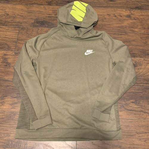 Nike Sportswear Swoosh Spellout Pullover hooded Sweatshirt size XL