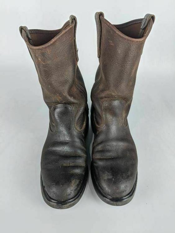 red wing pull up work boots