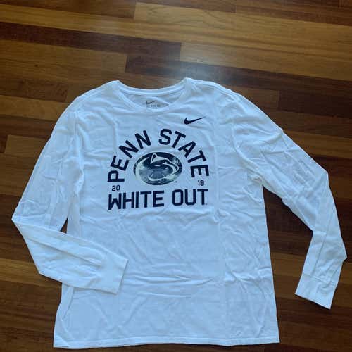 Penn State Football 2018 Whiteout Game Nike T-Shirt Men’s XL