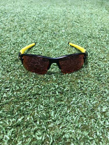 Black Men's One Size Fits All Oakley Flak Jacket Sunglasses