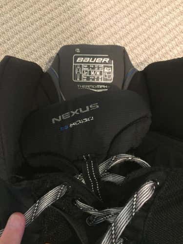 Black Used Junior Medium Bauer Nexus N8000 Hockey Pants