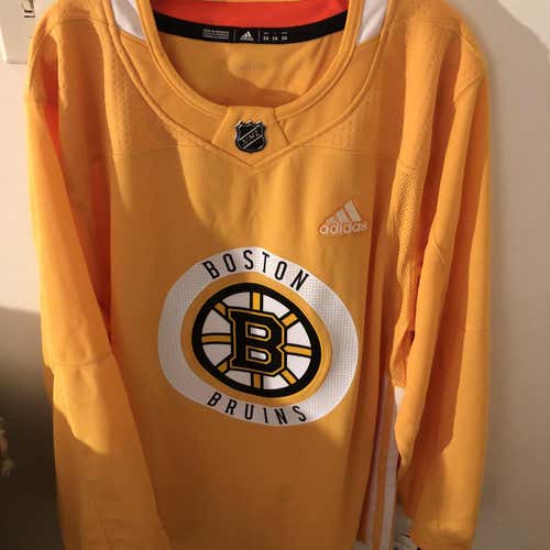 Boston Bruins Adidas Men’s NHL Practice Jersey 54
