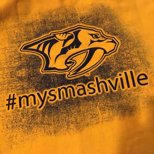 New Nashville Predators Yellow “My Smashville” XXL NHL Hockey T-Shirt