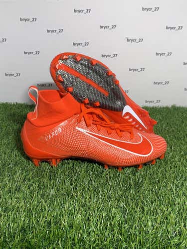 Orange Men's Molded Cleats Low Cut