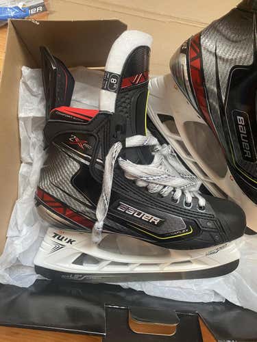 New Senior Bauer Vapor 2X Pro Hockey Skates Extra Wide Width Size 8