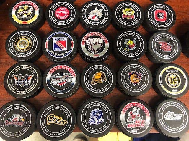 OHL Official Game Pucks (all teams available)