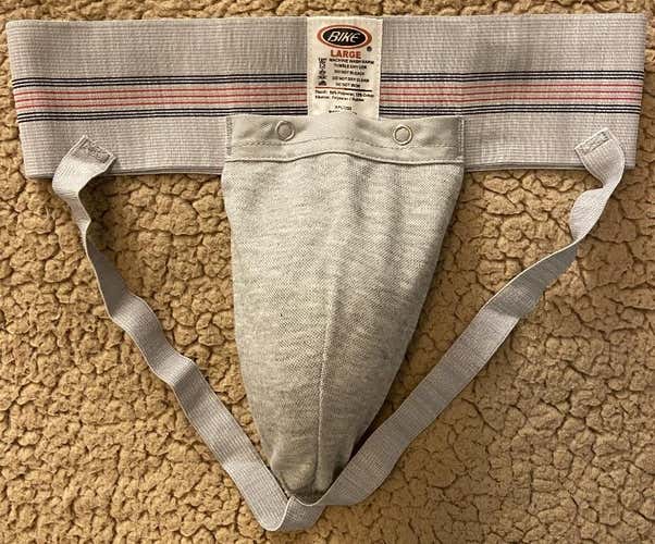 Bike Jockstrap With Bike Cup - Gray