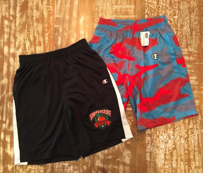 New Champion Lacrosse YOUTH MEDIUM Double Dry - 2 Shorts Bundle