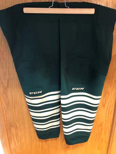 London Knights – Green CCM Game Socks - Senior XL