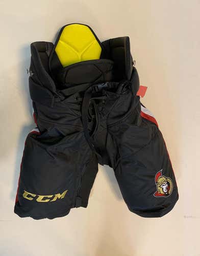 New CCM Tacks Ottawa Senators NHL pro stock hockey pants Medium