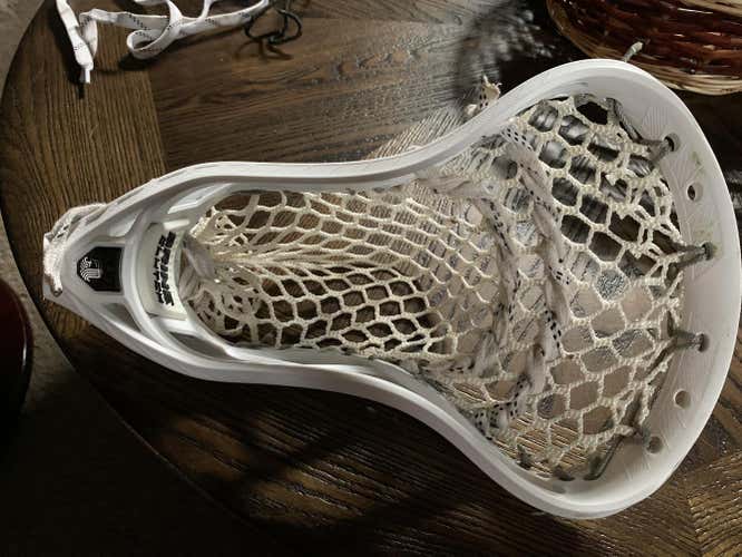 White New Attack & Midfield Brine Strung Clutch 4X Head