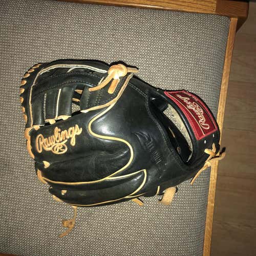 Black High School/College Infield Pro Preferred 11.75" Baseball Glove