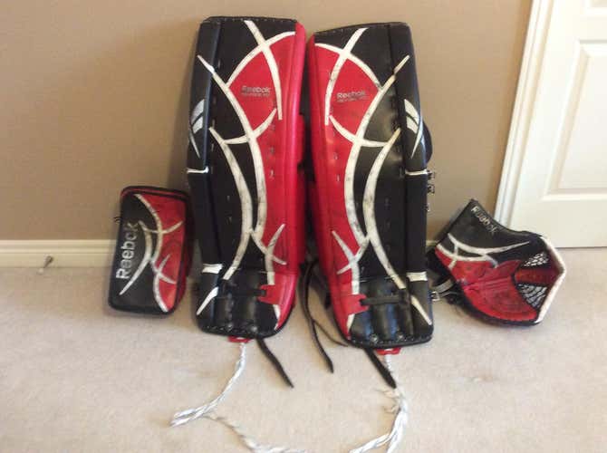 Used Senior 36 + 2 Reebok  Revoke Pro Zone Goalie Full Set