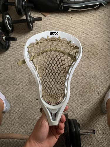 White Used Defense Strung STX X10 Head