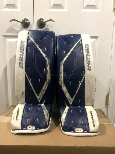 Used Junior 26" Bauer Goalie Leg Pads