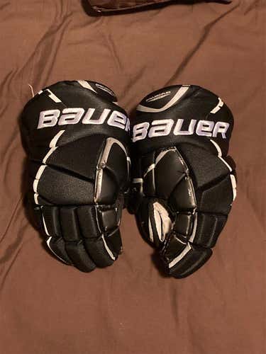 Black Senior Bauer Vapor X30 14"  Gloves