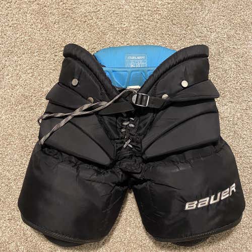 Black Intermediate Large Bauer Reactor 9000  Hockey Goalie Pants