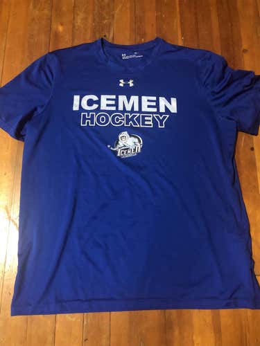 Blue Adult Medium Jacksonville Icemen (ECHL) Shirt