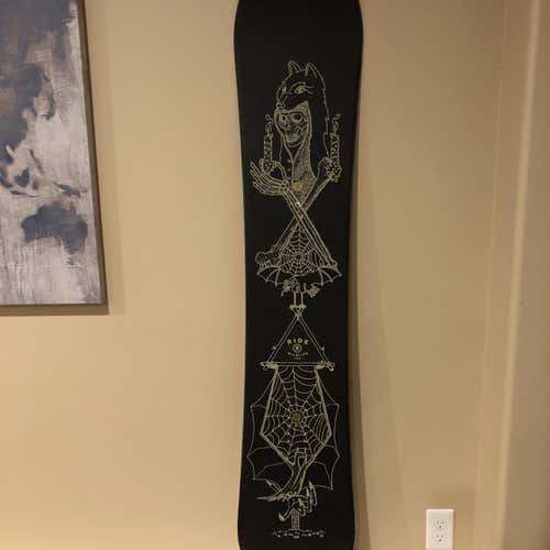 Men's  Ride Wild Life Without Bindings Medium Flex Directional Twin Snowboard (used 3 Days)