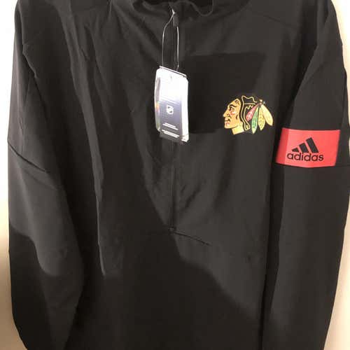 Chicago Blackhawks Adidas Men’s NHL 1/2 Zip Large