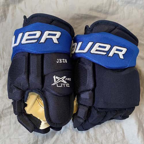 New Pro Stock Jets Bauer 1x Lite Gloves 13”