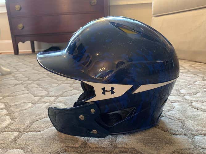 Under Armour Batting Helmet with face guard included Blue 7 1/2” UABH2