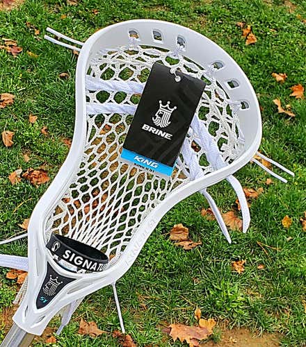 New Defense Brine Strung King 2 ST Head w/ Mid High Pocket w/ Signature Mesh v2