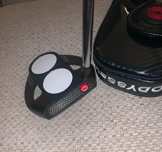 New Men's Odyssey Right Handed O-Works 2-Ball Putter 35"