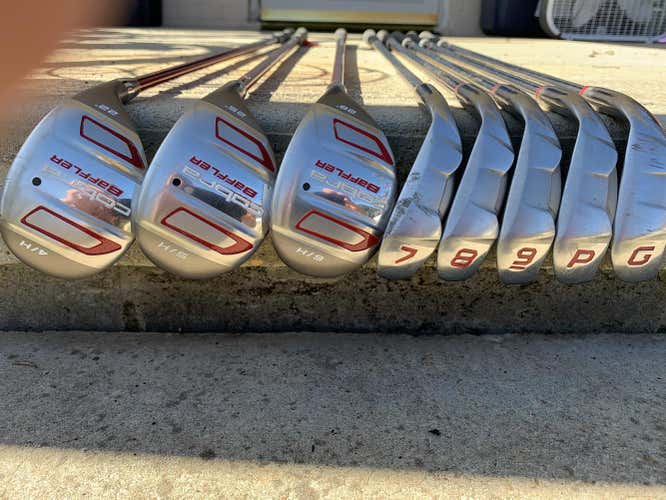 Cobra Baffler Combo Right Handed Iron Set Regular Flex Graphite/Steel Shaft