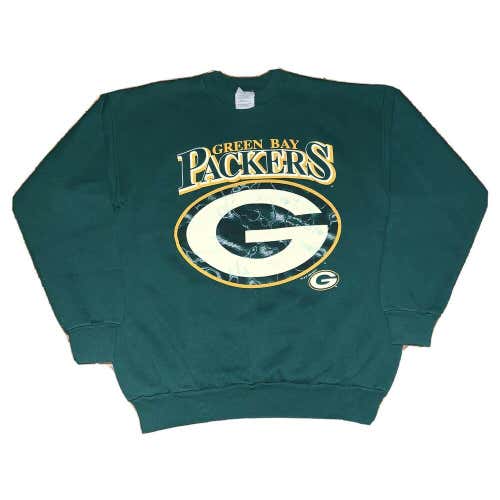 Green Bay Packers Crewneck Mens Size Large 1997 Vintage 90s Rare USA Sweatshirt