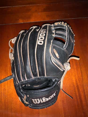 Black High School/College Infield A2000 G4 11.5" Baseball Glove