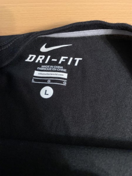 Nike Lebron James Lion T-Shirt Adult L Large Basketball Dri-Fit Black Gray  Tee