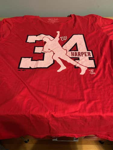Bryce Harper 34 Adult XL Majestic Shirt