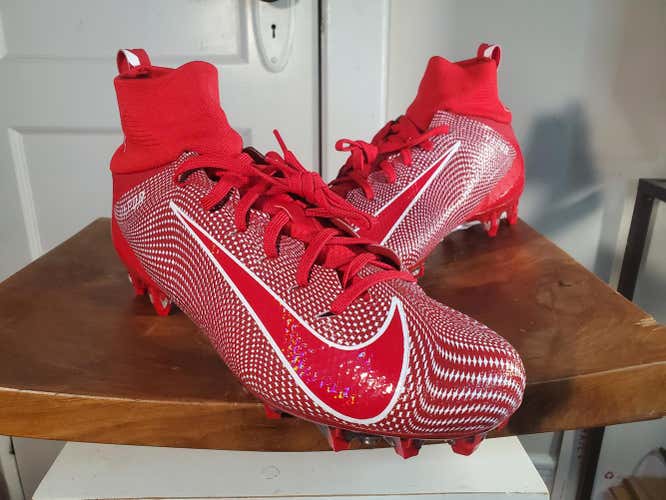 NIKE Vapor Untouchable Pro 3 Football Cleats 917165-600 Red White Size 10.5 NEW
