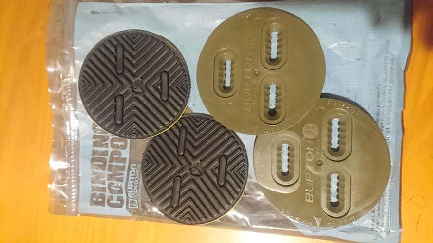 New  Burton 3D binding discs