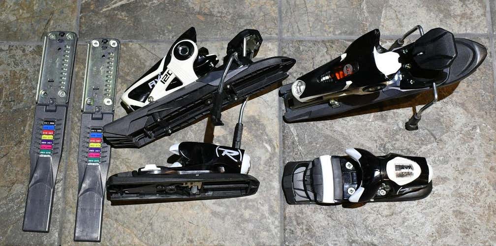 new ROSSIGNOL bindings AXIAL 3 120 black white ski