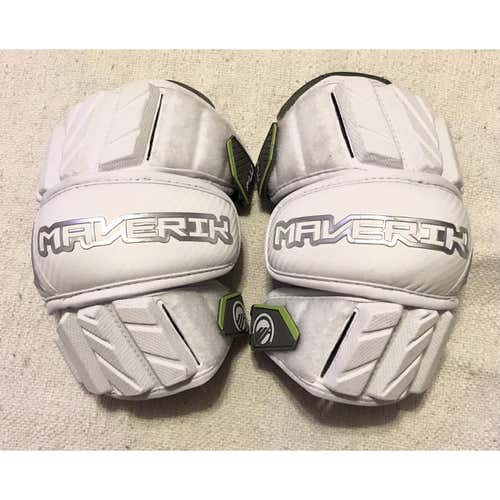 White Maverik Max Arm Pads - Used