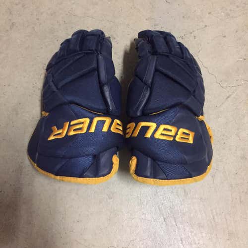 Blue Senior Bauer Vapor X:40 14"  Gloves