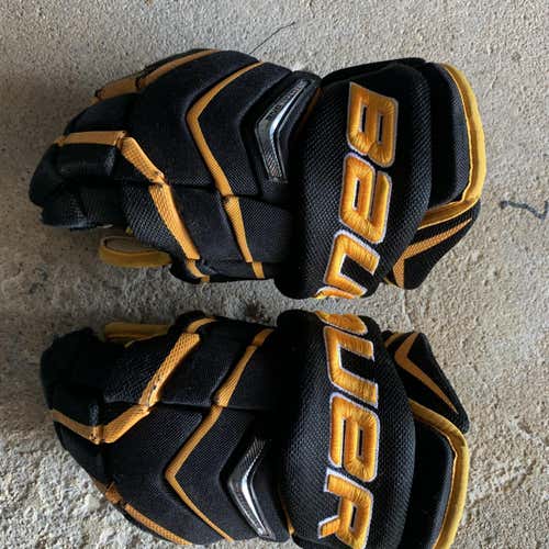 Black Senior Bauer Supreme TotalOne NXG 12"  Gloves