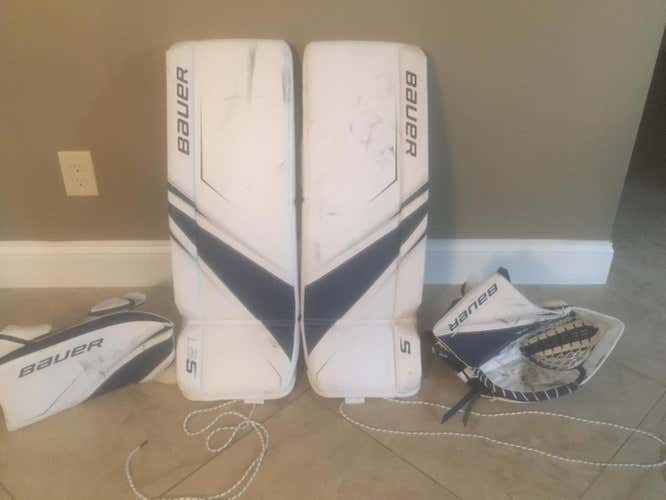 Bauer Supreme S27 Goalie Full Set 33' +1 Great shape!