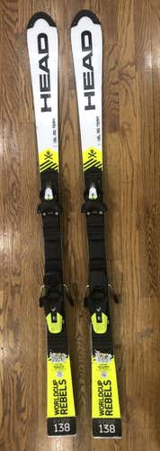 Used HEAD World Cup Rebels i.SL RD Skis With Bindings