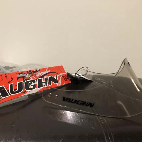New  Vaughn VTG 2000 Lexan Throat Guard SR SMOKE