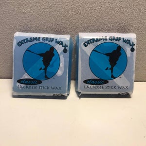 New Extreme Grip Wax | Lacrosse Stick Wax - Blue (2 Pack)