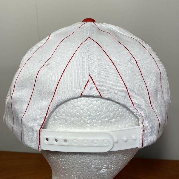 Vintage Starter San Francisco 49ers Snapback Hat White Pinstripe