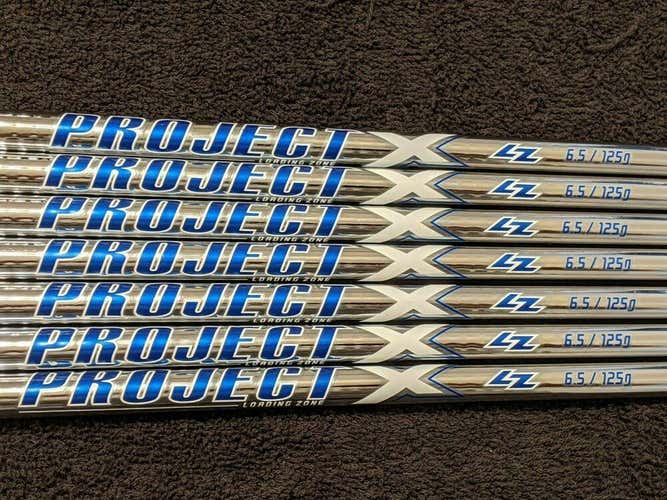 PROJECT X LZ 125 GRAM 6.5 EXTRA STIFF FLEX 5-AW .355 TAPER TIP IRON PULLS