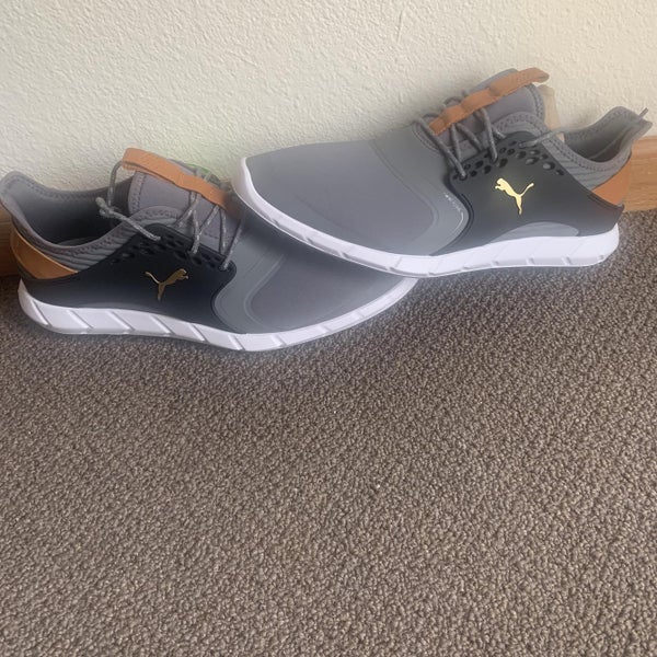 Gray Men's Size 9.5 (Women's 10.5) Puma Golf Shoes
